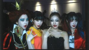 Potret aespa saat Halloween, Jadi Boneka Squid Game hingga Black Swan