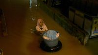 Gegara Hujan Sungai Deli Meluap dan Rendam Rumah Warga Medan