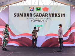 Gubernur Sumbar Optimistis Vaksinasi Sumdarsin Lebihi Target