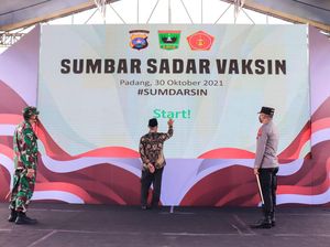 Gubernur Sumbar Optimistis Vaksinasi Sumdarsin Lebihi Target Gubernur Sumbar Optimistis Vaksinasi Sumdarsin Lebihi Target