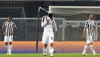 Juve pulang dengan kekalahan. Sebelum ini, Bianconeri juga kalah 1-2 saat menjamu Sassuolo di Liga Italia. (Foto: AP/Paola Garbuio)
