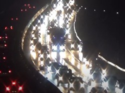 Melihat Padatnya Tol Cipularang Arah Jakarta dari Langit