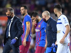 Barcelona Vs Alaves: Aguero Sesak Napas, Dilarikan ke Rumah Sakit