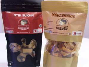 Gurihnya Bisnis Stik Sukun & Manggleng Beromzet Rp 7 Juta Per Bulan