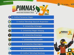 Daftar Kampus Terbaik Pimnas ke-34 Tahun 2021, Ada Kampusmu?