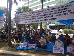 Minta Dipindah ke Negara Lain, Pengungsi Afghanistan Demo Lagi di Medan Minta Dipindah ke Negara Lain, Pengungsi Afghanistan Demo Lagi di Medan