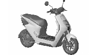 Ini Desain Motor Listrik Honda Seharga BeAT yang Terdaftar di Indonesia