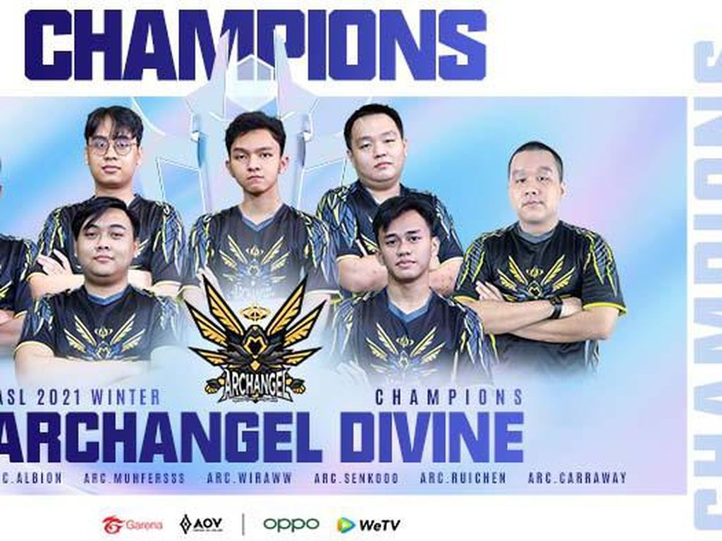 Archangel Divine Juara Arena of Valor Star League 2021 Winter Archangel Divine Juara Arena of Valor Star League 2021 Winter