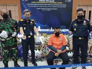 Bea Cukai Sidoarjo Gerebek Produksi Cairan Vape Ilegal Senilai Rp 559 Juta