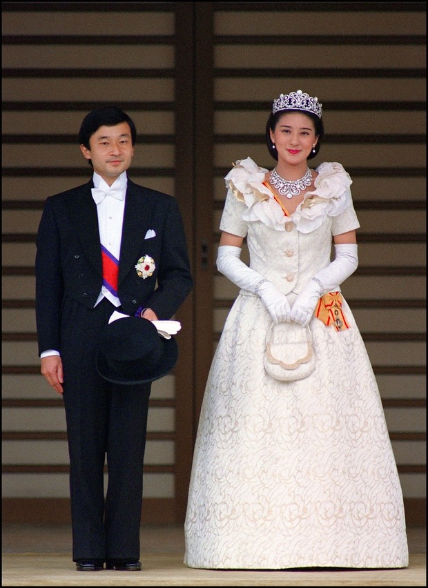 Foto: pinterest.com/Town & Country Magazine Pernikahan Kaisar Naruhito dan Permaisuri Masako/