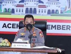 Akselerasi Vaksinasi di Aceh, Kapolri Minta TNI-Polri Rangkul Tokoh Agama-Adat
