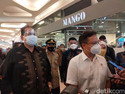 Menkes-Chairul Tanjung Tinjau Vaksinasi COVID di Trans Studio Makassar