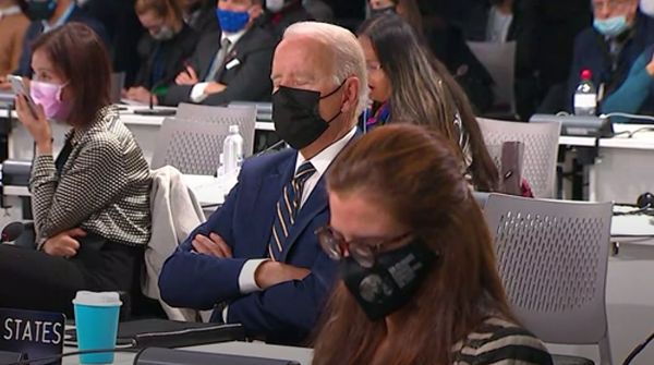 Waduh, Joe Biden Ketiduran Saat Pidato Pembukaan KTT COP26
