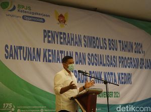 Ketua RT/RW Kota Kediri Dapat Perlindungan Sosial BPJS Ketenagakerjaan