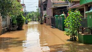 Potret Banjir di Perumahan Bumi Nasio Indah Bekasi