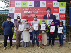 Wakil Ketua DPD Gelar Vaksinasi COVID-19 Dosis 1 untuk Warga Sangatta