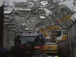 Apartemen 21 Lantai Runtuh di Nigeria, 20 Orang Ditemukan Tewas