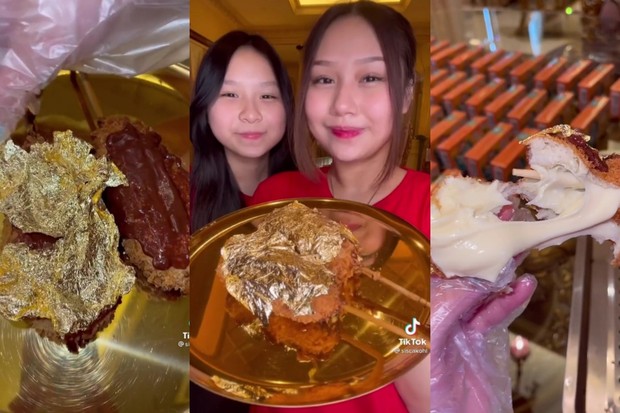 Corndog emas ala Sisca Kohl | Foto: tiktok.com/siscakohl