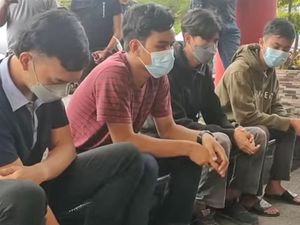 Jadi Tersangka, 4 Pengeroyok Mahasiswa di Palembang yang Viral Ditahan!
