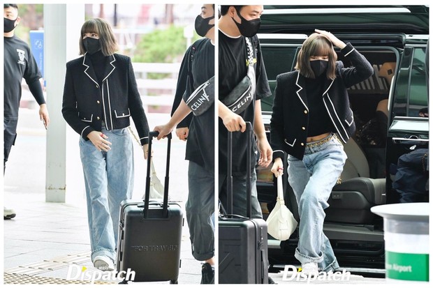 Fashion airport Lisa/Foto: Instagram.com/koreadispatch Fashion airport Lisa/Foto: Instagram.com/koreadispatch