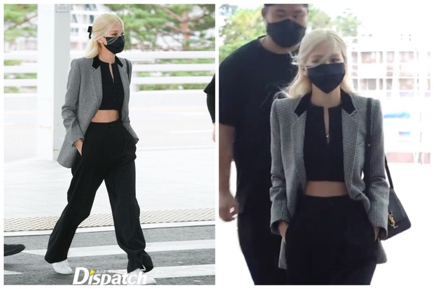 Fashion airport Rose/Foto: Instagram.com/koreadispatch Fashion airport Rose/Foto: Instagram.com/koreadispatch