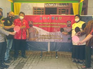 Polisi Upaya Perangi Narkotika Lewat Kampung Bersih Narkoba Polisi Upaya Perangi Narkotika Lewat Kampung Bersih Narkoba