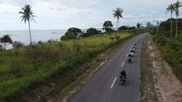 Komunitas Vespa Touring ke Pulau Belitung