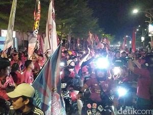 3.000 Orang Konvoi HUT Ke-106 PSM Makassar, Minta Pemerintah Bangun Stadion