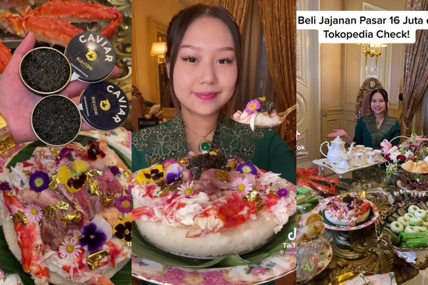 Lemper sultan ala Sisca Kohl | Foto: tiktok.com/siscakohl