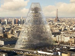 Menara Piramida Setinggi 180 Meter Akan Dibangun di Paris