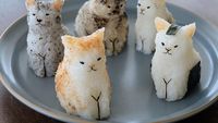 Onigiri 3D Mungil, Berbentuk Kucing hingga Burung Hantu