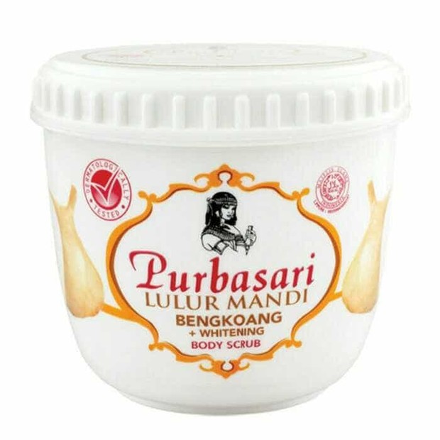 Purbasari Lulur Mandi Bengkuang + Whitening Body Scrub / foto : shopee.co.id/astercosmeticssupplier