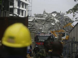 Penampakan Ambruknya Apartemen 21 Lantai di Nigeria, Tewaskan 20 Orang