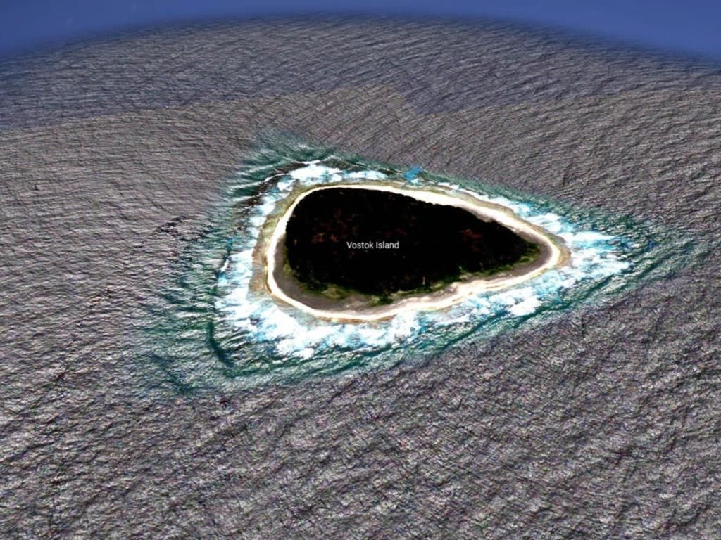 Ada Pulau Misterius Mirip Black Hole Tertangkap di Google Maps, Ternyata...