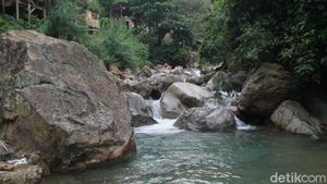 Potret Leuwi Hejo, Curug Asyik Buat Basah-basahan di Bogor