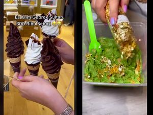 Wow! 5 Orang Ini Bikin Es Krim Geprek Level Sultan Wow! 5 Orang Ini Bikin Es Krim Geprek Level Sultan