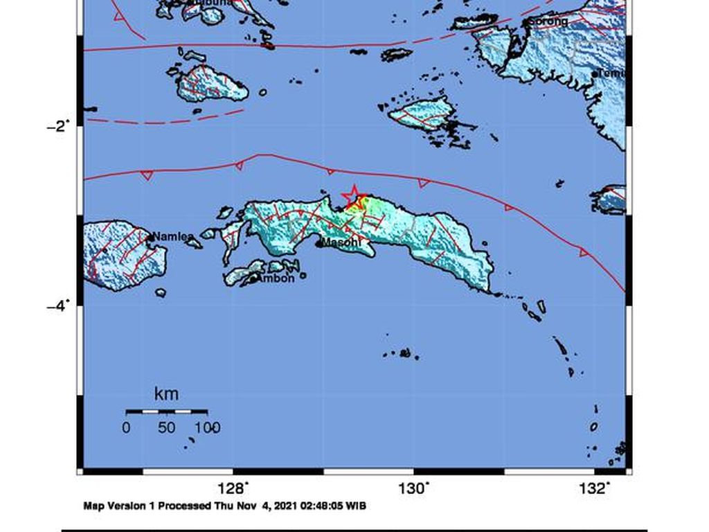 26 Rumah di 4 Desa di Maluku Tengah Rusak Akibat Gempa M 5,9