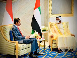 Jokowi Bertemu Ruler of Dubai, Saksikan Pertukaran Sejumlah Nota Kesepahaman