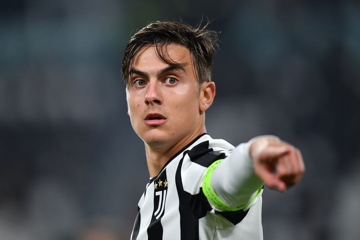 TURIN, ITALY - NOVEMBER 02:  Paulo Dybala of Juventus reacts during the UEFA Champions League group H match between Juventus and Zenit St. Petersburg at Allianz Stadium on November 2, 2021 in Turin, Italy.  (Photo by Valerio Pennicino/Getty Images)