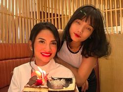 Sebelum Tewas Kecelakaan, Vanessa Angel dan Bibi Rayakan Ultah Adik