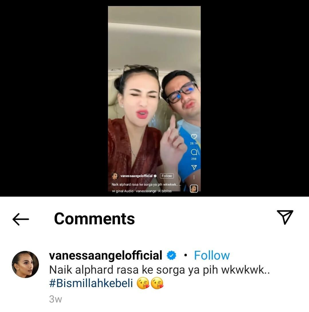 Unggahan Vanessa Angel