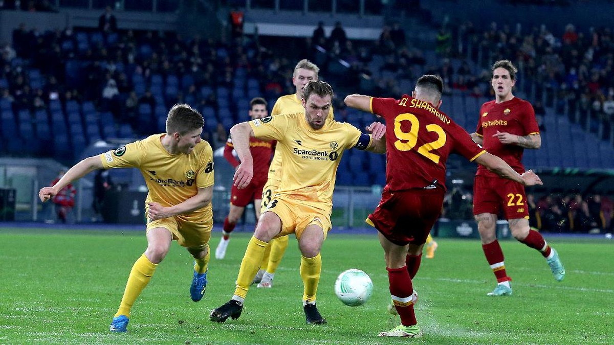 AS Roma kembali bertemu dengan Bodo/Glimt di perempatfinal Conference League. (Foto: Getty Images/Paolo Bruno)