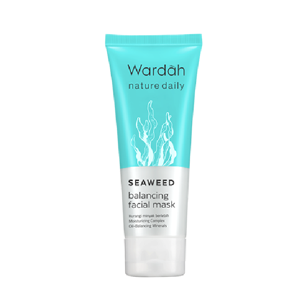 Brand lokal terkenal Wardah juga punya masker dari Seaweed