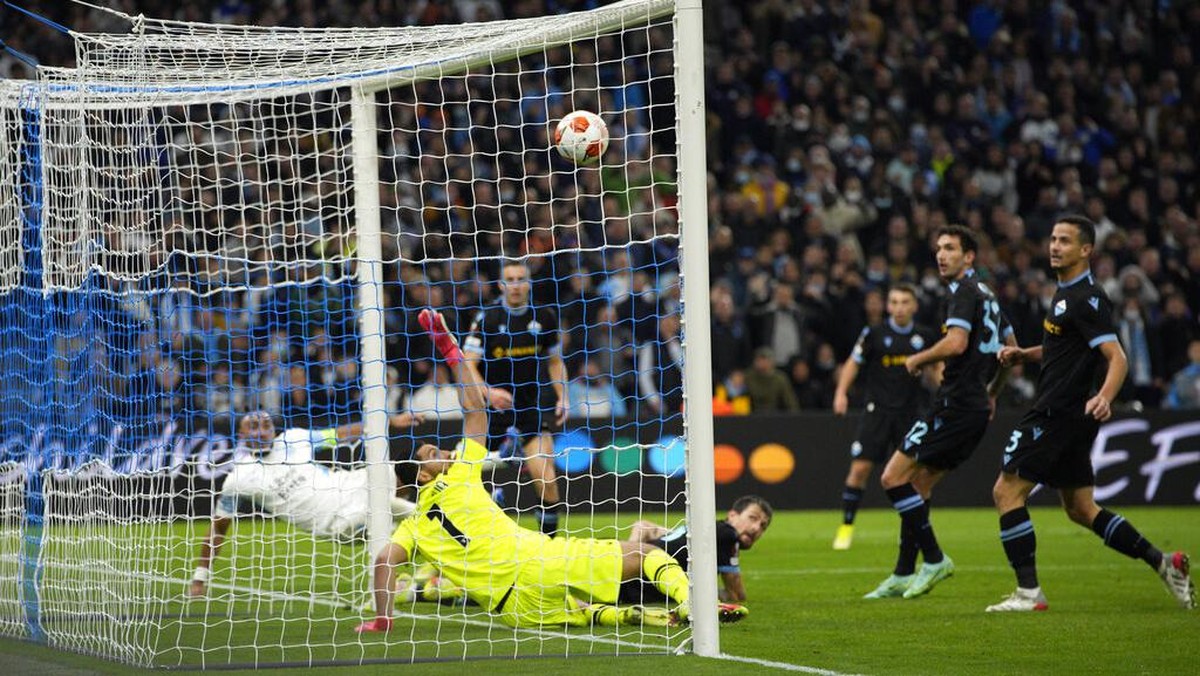 Olympique Marseille vs Lazio berakhir imbang 2-2 (Foto: AP/Daniel Cole)