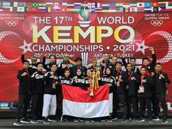 Indonesia Bawa Pulang 8 Emas dari Kejuaraan Dunia Kempo