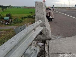 Pengelola Tol Ungkap Kekuatan Barier yang Tertabrak Mobil Vanessa Angel di Jombang