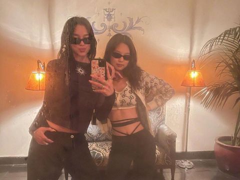 Jennie BLACKPINK dan Dua Lipa