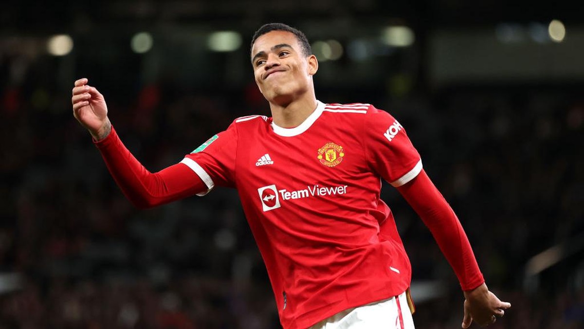 Mason Greenwood keluar dari penjara dengan jaminan. (Foto: Getty Images/Alex Pantling)