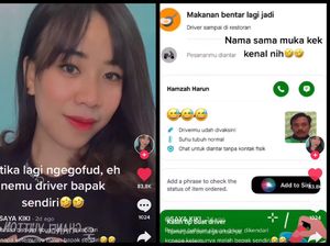 Pesan Makanan Via Ojol, Netizen Ini Kaget Dapat Driver Bapak Sendiri