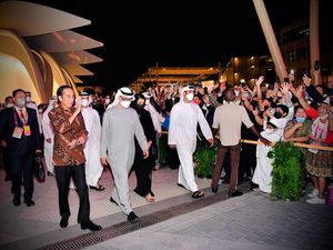 Meriahnya Indonesia National Day Dubai Expo yang Dihadiri Jokowi-MBZ Meriahnya Indonesia National Day Dubai Expo yang Dihadiri Jokowi-MBZ